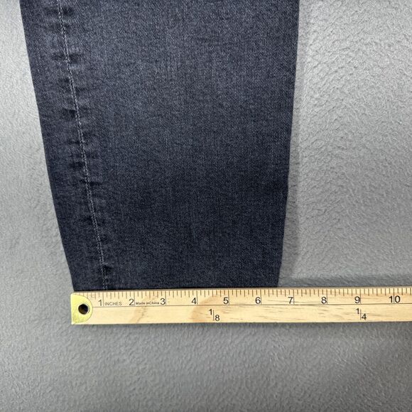 Citizens of Humanity Ella Jeans Womens 31x25 Black Mid Rise Crop Gothic Denim - Picture 5 of 14